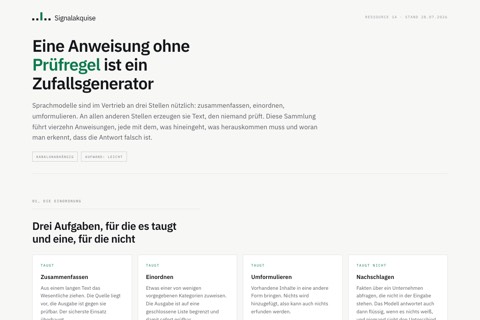 Die Prompt-Sammlung für den Vertrieb