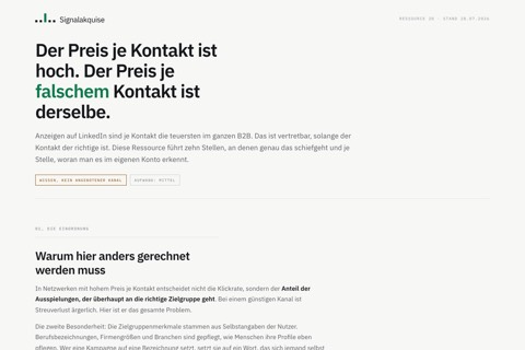Wo LinkedIn-Budget versickert